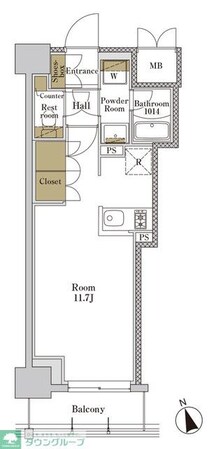 RJRプレシア大森北の物件間取画像